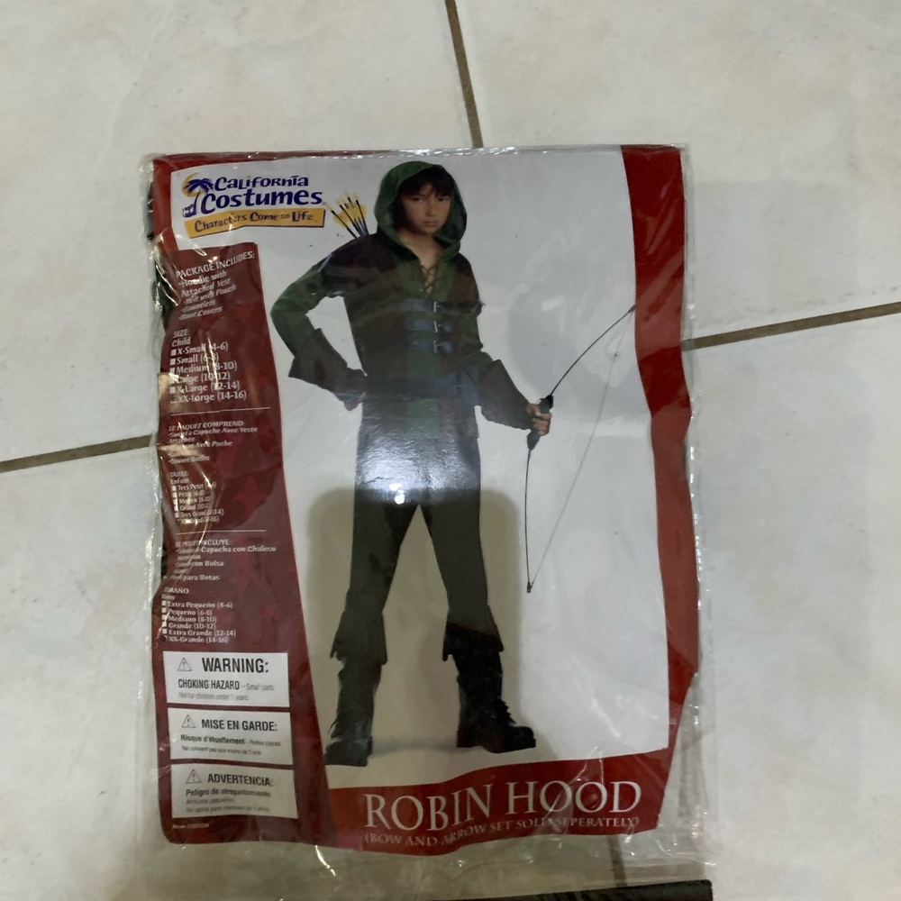 Kids Robin Hood Costume.